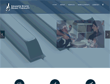 Tablet Screenshot of granitestatemusictherapy.com